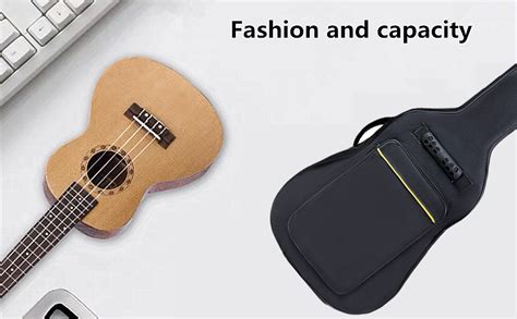 GLOW WINGS 36 Inch Acoustic Guitar Gig Bag Waterproof Dual Adjustable ...