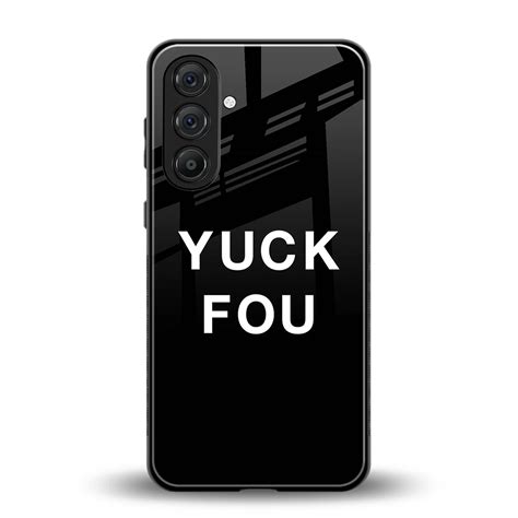 Yuck Fou Phone Case for Samsung Galaxy A34 5G | Glass Case – Boujee
