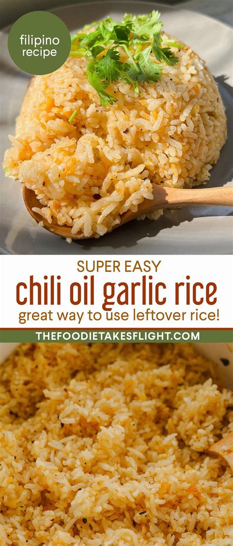 Spicy Garlic Rice Delight: Filipino Chili Oil Sinangag in 2025 | Rice ...