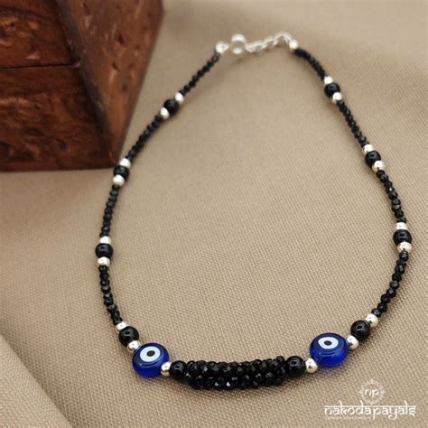 Black Evil Eye Nazariya Anklets (Nz0738) – Nakoda Payals