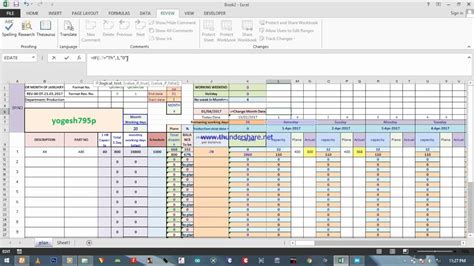Image result for Using Excel for Production Scheduling