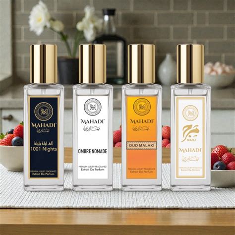 Luxury Perfume Gift Set (Pack of 4) | 1001 Nights, Ombre Nomade, Oud ...