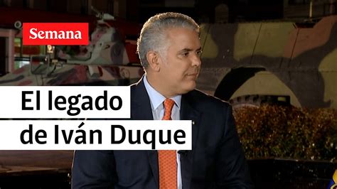 Entrevista con el saliente presidente Iván Duque: ¿cómo deja a Colombia ...