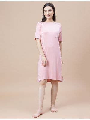 Buy Marks & Spencer Viscose Mix Lace Crew Neck Nightdress Online