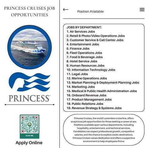 Princess Cruise Job Vacancy