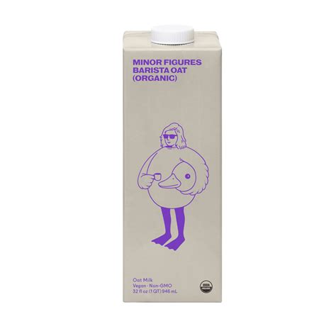 Minor Figures Organic Barista Oat Milk - 4 cases of 6, 32oz cartons (2 ...