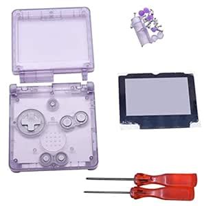 Meijunter Transparent Clear Full Housing Shell Case Repair Parts Kit w ...