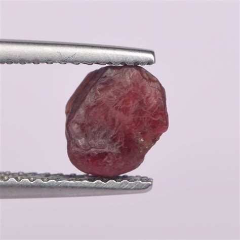 Buy gemhub Rare Red Spinel Healing Crystal Stone 1.40 Ct Natural Raw ...