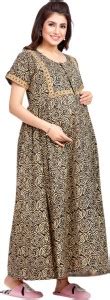 Mangai Women Maternity/Nursing Nighty - Buy Mangai Women Maternity ...