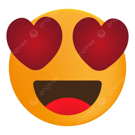 Eyes Emoji Vector PNG Images, Heart Eye Emoji Free Png And Vector ...