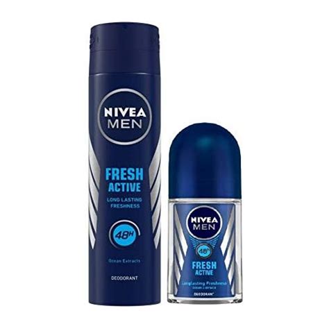 Buy Nivea Fresh Active Deodorant (Active Deo + Active Roll On) Online ...