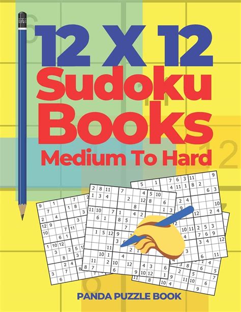 Compare 12x12 sudoku books medium to hard: brain games sudoku ...