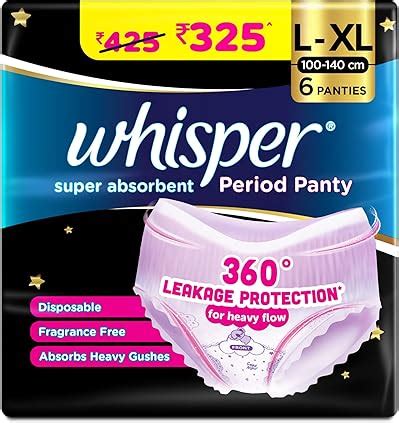 Amazon.in: Whisper Landing: PERIOD PANTIES