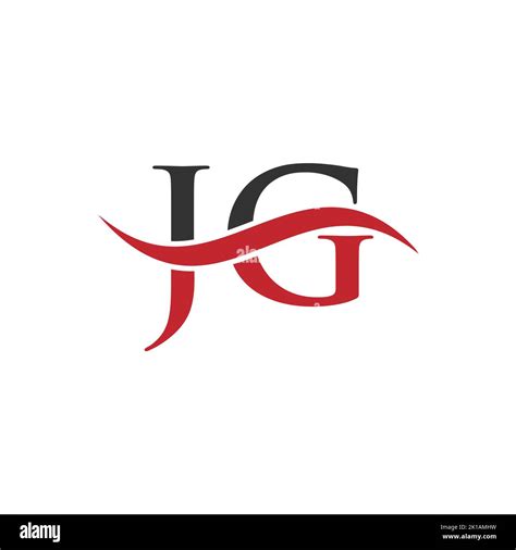 JG Combine Letter Logo Vector Template. Letter JG Logo Design Modern Typography Sign Stock ...