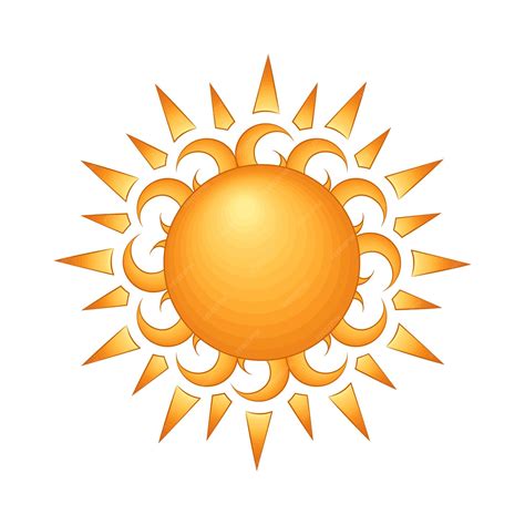 Premium Vector | Illustration of sun