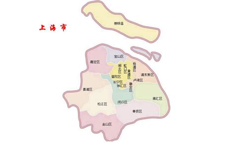 上海16区划分图,上海区域划分图,上海区划分_大山谷图库