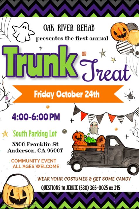 Trunk or Treat, Oak River Rehab, Anderson, 24 October 2025 | AllEvents