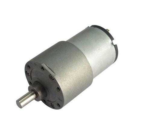 100 RPM 12v DC Offside Gear Motor - Side Shaft | Robodo