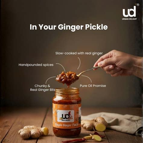 Buy Ginger Pickle | Classic Ginger Pickle - Spicy Homestyle Flavor ...