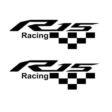 ISEE 360® Yamaha R15 Racing Exterior Accessories Vinyl Decal Bike ...