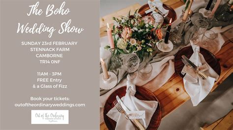 The Boho Wedding Show , Stennack Farm, Camborne, 23 February 2025 ...