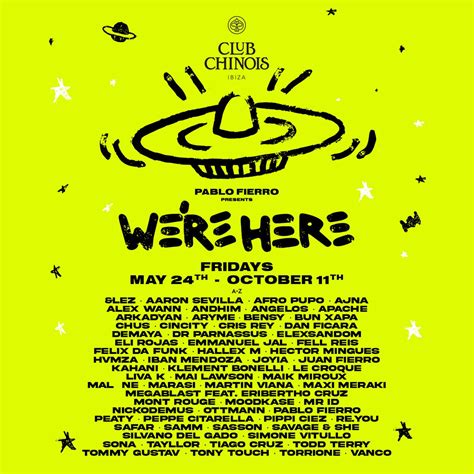 Pablo Fierro presents WERE HERE, Passeig Joan Carles I, 17, 07800 ...