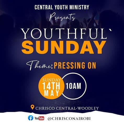 Youthful Sunday, Chrisco Central Church Nairobi, 14 May 2023 | AllEvents.in