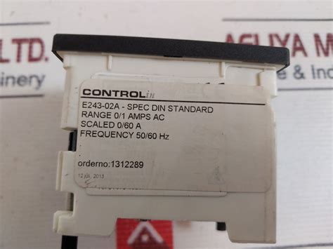 Crompton E243-02A-spec Ammeter – Aeliya Marine Tech