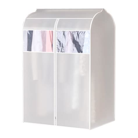 Sorbus Garment Rack Cover - 6 Ft Transparent Clothes Rail Cover ...