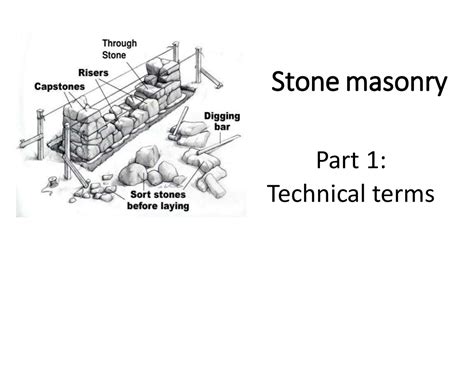 Stone masonry 1 - Stone masonry Part 1: Technical terms What is stone ...