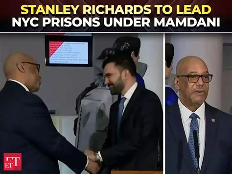 'Your story isn't over': Stanley Richards named head of NYC Corrections ...