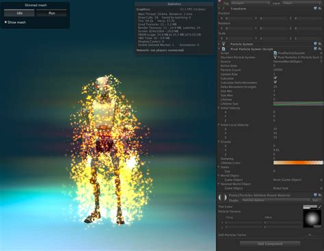 Unity Spark Particles 的图像结果