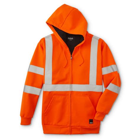 DieHard Men's High Visibility Work Hoodie Jacket