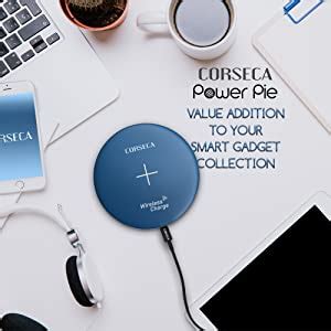 Amazon.in: Buy CORSECA Power Pie Qi-Certified Wireless Charging Pad for ...