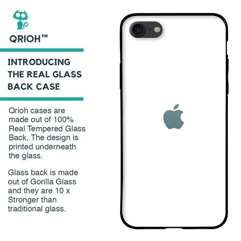 Arctic White iPhone 7 Glass Back Cover - Flat 35% Off On iPhone 7 Glass ...