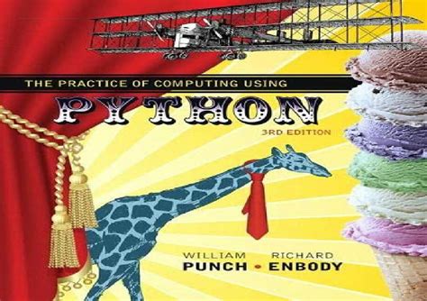 Image result for The Practice of Computing Using Python PDF Free