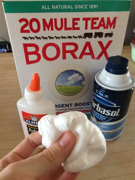Slime Using Shaving Cream And Borax at Kari Gonzales blog