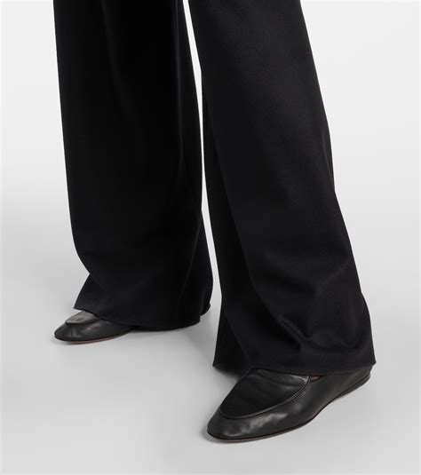 Awar leather loafers in black - The Row | Mytheresa