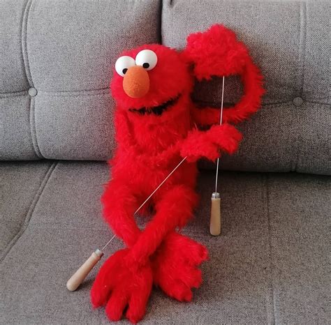 ELMO Muppet Puppet Replica 1:1 Handmade Sesame Street | Etsy