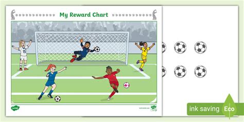 Women's Euro Football Reward Chart (teacher made) - Twinkl