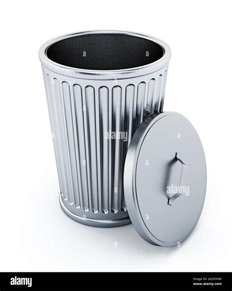 Green metal waste bin hi-res stock photography and images - Alamy