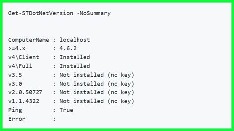 .Net Framework Check 的图像结果