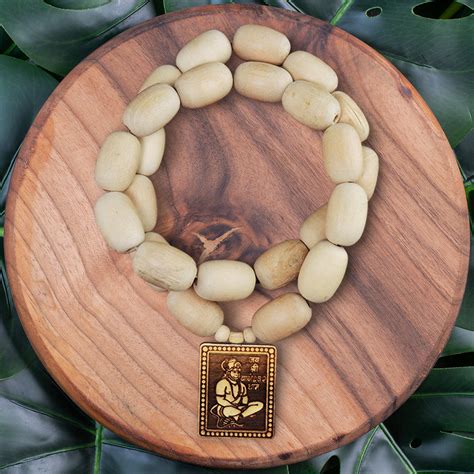 Bagheshwar Dham Tulsi Kanthi Mala Locket With Big Size Beads – Prabhubhakti