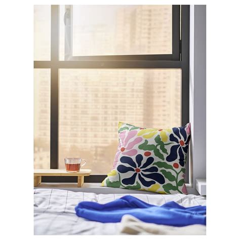 GLANSHÄGG cushion, multicolour/floral pattern, 50x50 cm (20x20") - IKEA