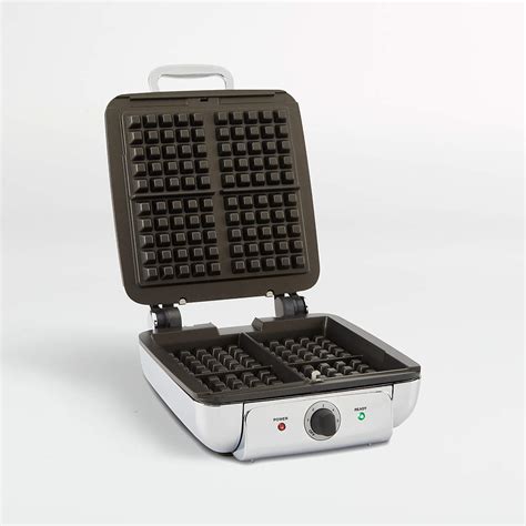 All-Clad 4-Slice Stainless Steel Waffle Maker with Removable Plates ...