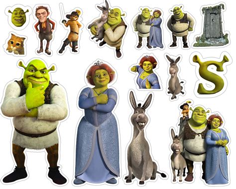 Instant Download Shrek Cake Topper Shrek Party Supplies - Etsy