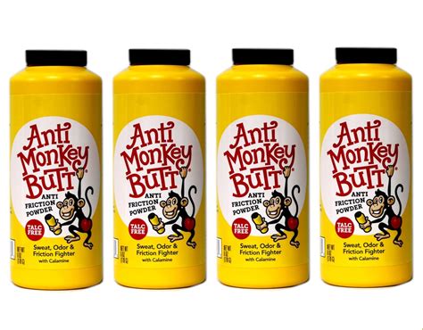 Buy Anti-Monkey Butt Powder 6-Ounce Bottle of Calamine Powder, 4-Pack ...