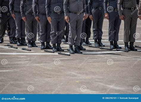 Riot Police Control the Crowd Stock Image - Image of officer ...