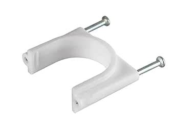 On Blow 20mm Diameter Double Nail Cable Clips Wire Fastener Circle ...