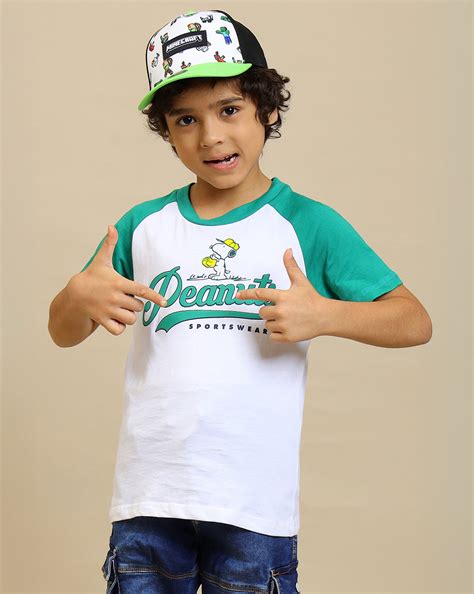 Peanuts Printed Regular Fit Tshirt For Boys – Kidsville